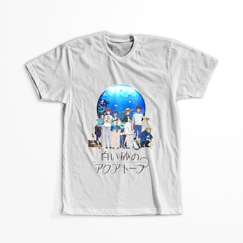 Koszulka Biała Shiroi Suna no Aquatope WYBIERZ KOLOR KOSZULKI I FASON