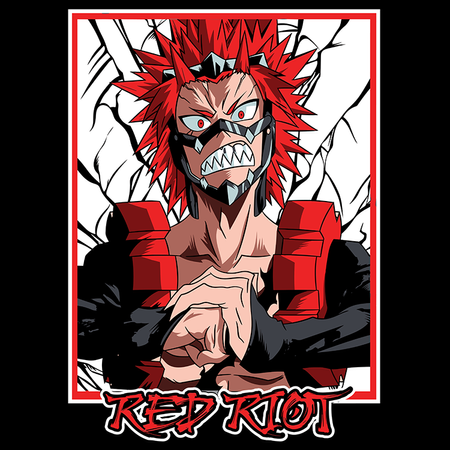 Koszulka Czarna My Hero Academia / Akademia bohaterów - WYBIERZ KOLOR KOSZULKI I FASON