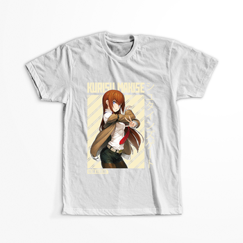 Koszulka Biała - Steins;Gate - WYBIERZ KOLOR KOSZULKI I FASON