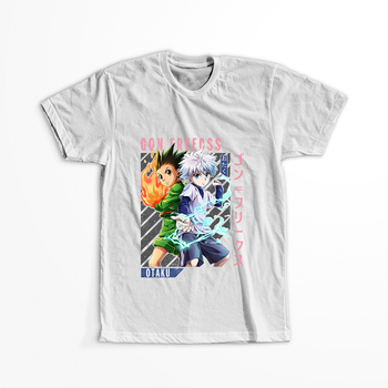 Koszulka Biała Hunter x Hunter WYBIERZ KOLOR KOSZULKI I FASON