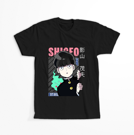 Koszulka Czarna Mob Psycho 100 WYBIERZ KOLOR KOSZULKI I FASON