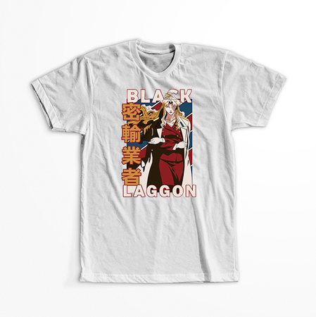 Koszulka Biała - Black Lagoon - WYBIERZ KOLOR KOSZULKI I FASON