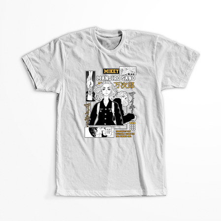 Koszulka Biała Tokyo Revengers WYBIERZ KOLOR KOSZULKI I FASON