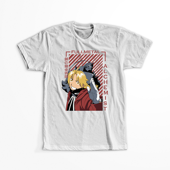 Koszulka Biała Fullmetal Alchemist - WYBIERZ KOLOR KOSZULKI I FASON