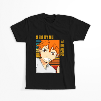 Koszulka Czarna - Haikyuu!! - WYBIERZ KOLOR KOSZULKI I FASON