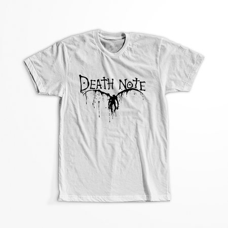 Koszulka Biała Death Note - WYBIERZ KOLOR KOSZULKI I FASON