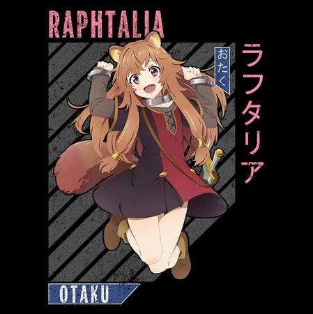 Koszulka Biała - The Rising of the Shield Hero - WYBIERZ KOLOR KOSZULKI I FASON