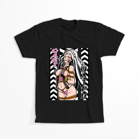 Koszulka Czarna Demon Slayer / Kimetsu no Yaiba / Miecz zabójcy demonów - WYBIERZ KOLOR KOSZULKI I FASON