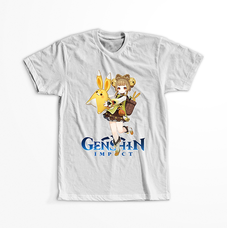 Koszulka Biała Genshin Impact - Yao Yao - WYBIERZ KOLOR