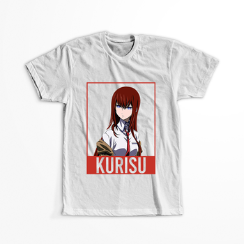 Koszulka Biała - Steins;Gate - WYBIERZ KOLOR KOSZULKI I FASON