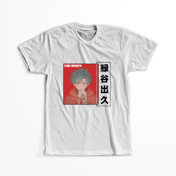 Koszulka Biała My Hero Academia / Akademia bohaterów - WYBIERZ KOLOR KOSZULKI I FASON