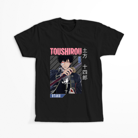 Koszulka Czarna Gintama WYBIERZ KOLOR KOSZULKI I FASON