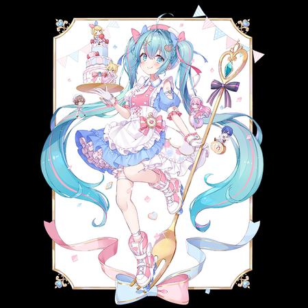 Koszulka Biała Vocaloid Hatsune Miku - WYBIERZ KOLOR KOSZULKI I FASON