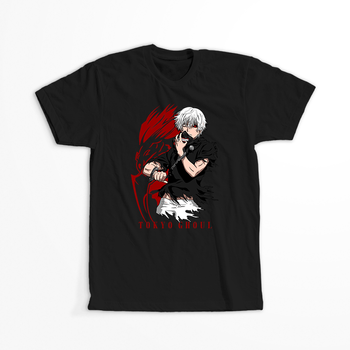 Koszulka Czarna Tokyo Ghoul - WYBIERZ KOLOR KOSZULKI I FASON