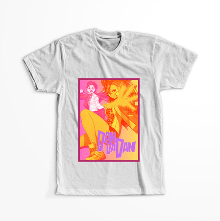 Koszulka Biała Dandadan - WYBIERZ FASON KOSZULKI