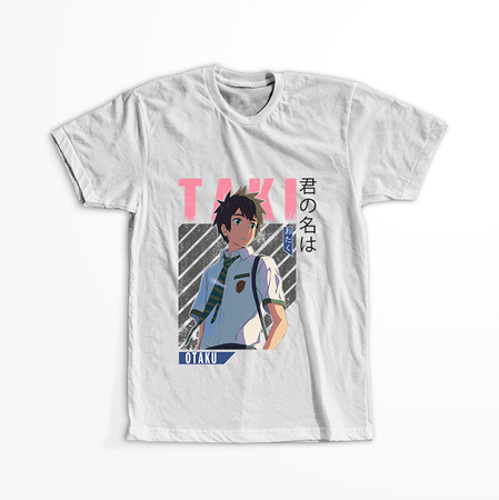 Koszulka Biała Kimi no na wa WYBIERZ KOLOR KOSZULKI I FASON