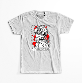 Koszulka Biała Tokyo Revengers WYBIERZ KOLOR KOSZULKI I FASON