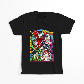 Koszulka Czarna Dandadan - WYBIERZ FASON KOSZULKI