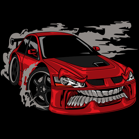 Koszulka Samochód KOLOR KOSZULKI I FASON