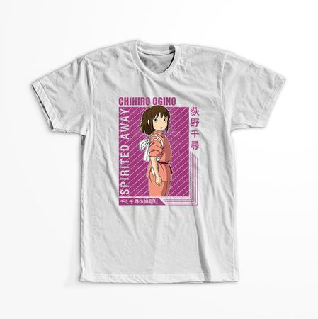 Koszulka Biała - Spirited Away / W krainie bogów - WYBIERZ KOLOR KOSZULKI I FASON