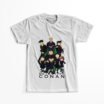 Koszulka Biała Detective Conan WYBIERZ KOLOR KOSZULKI I FASON