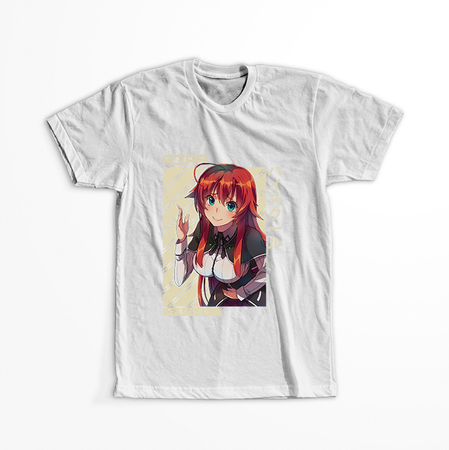 Koszulka Biała Highschool DxD - WYBIERZ KOLOR KOSZULKI I FASON