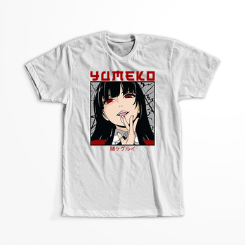 Koszulka Biała - Kakegurui - WYBIERZ KOLOR KOSZULKI I FASON