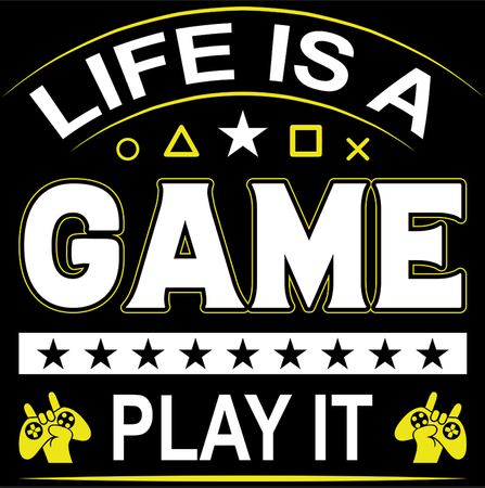 Koszulka Life is a game WYBIERZ KOLOR KOSZULKI I FASON