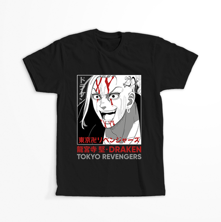 Koszulka Czarna Tokyo Revengers WYBIERZ KOLOR KOSZULKI I FASON