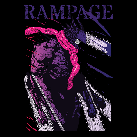 Koszulka Czarna Chainsaw Man WYBIERZ KOLOR KOSZULKI I FASON