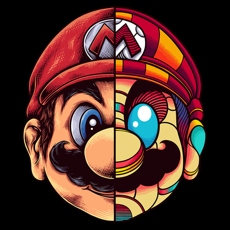 Koszulka Super Mario Bros. KOLOR KOSZULKI I FASON