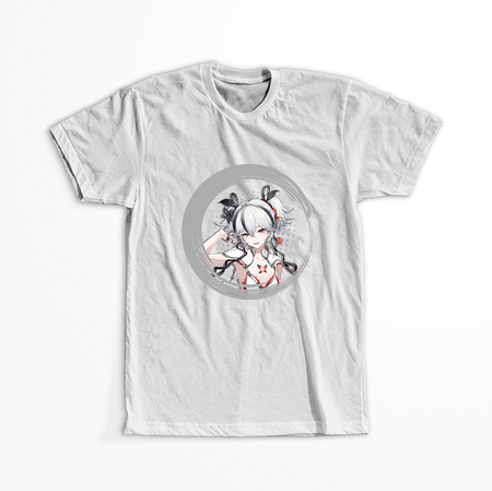 Koszulka Biała Wuthering Waves - WYBIERZ FASON I KOLOR KOSZULKI 