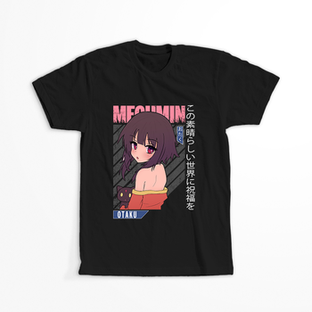 Koszulka Czarna KonoSuba: God's Blessing on This Wonderful World! / Kono Subarashii Sekai ni Shukufuku wo! - WYBIERZ KOLOR KOSZULKI I FASON