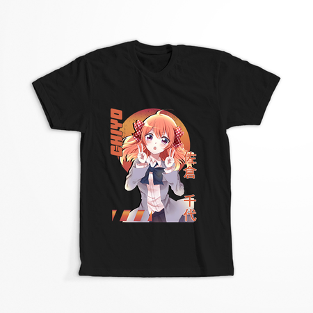 Koszulka Czarna Gekkan Shoujo Nozaki-kun - WYBIERZ FASON KOSZULKI