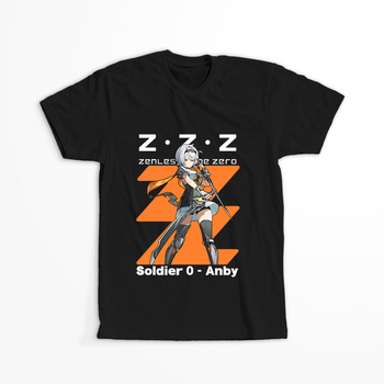 Koszulka Czarna - Zenless Zone Zero - WYBIERZ KOLOR KOSZULKI I FASON