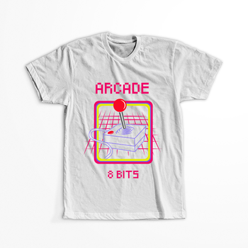 Koszulka Arcade 8 bits WYBIERZ KOLOR KOSZULKI I FASON