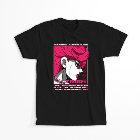 Koszulka Czarna JOJO's Bizarre Adventure - WYBIERZ KOLOR KOSZULKI I FASON