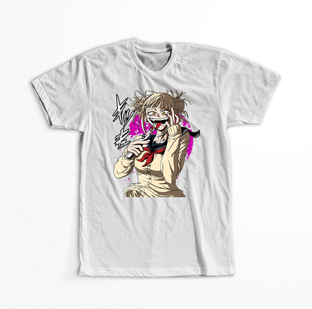 Koszulka Biała My Hero Academia / Akademia bohaterów - WYBIERZ KOLOR KOSZULKI I FASON