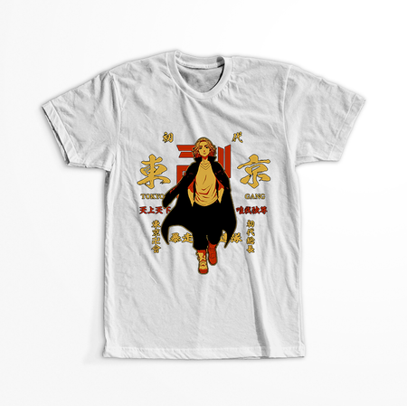 Koszulka Biała Tokyo Revengers WYBIERZ KOLOR KOSZULKI I FASON