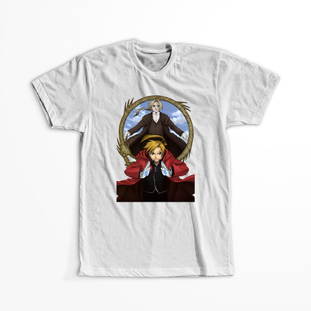 Koszulka Biała Fullmetal Alchemist - WYBIERZ KOLOR KOSZULKI I FASON