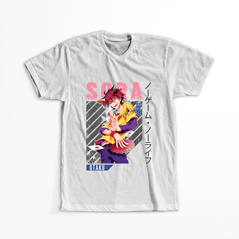 Koszulka Biała No Game No Life - WYBIERZ KOLOR KOSZULKI I FASON