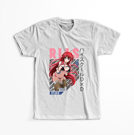 Koszulka Biała Highschool DxD - WYBIERZ KOLOR KOSZULKI I FASON