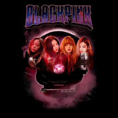 Koszulka Czarna BlackPink WYBIERZ KOLOR KOSZULKI I FASON