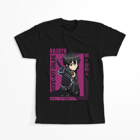 Koszulka Czarna Sword Art Online WYBIERZ KOLOR KOSZULKI I FASON