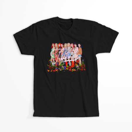 Koszulka Czarna - Twice - WYBIERZ KOLOR KOSZULKI I FASON