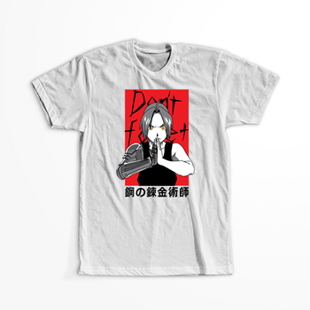 Koszulka Biała Fullmetal Alchemist - WYBIERZ KOLOR KOSZULKI I FASON