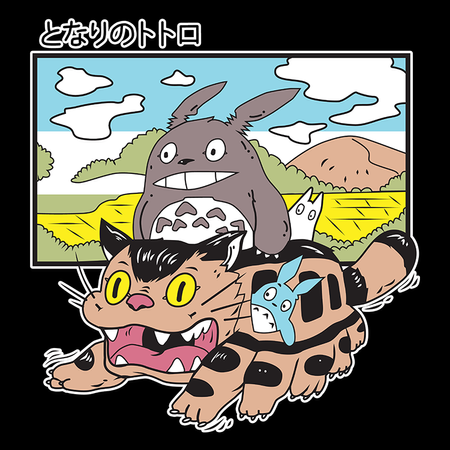 Koszulka Biała My Neighbor Totoro / Mój sąsiad Totoro - WYBIERZ KOLOR KOSZULKI I FASON
