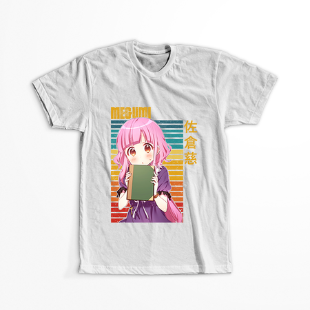 Koszulka Biała Gakkou Gurashi! - WYBIERZ KOLOR KOSZULKI I FASON