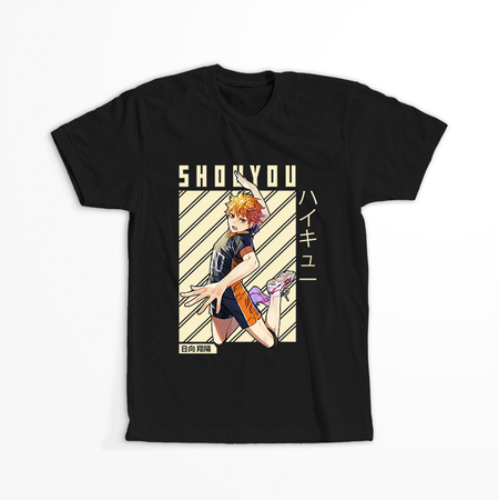 Koszulka Czarna - Haikyuu!!  - WYBIERZ KOLOR KOSZULKI I FASON
