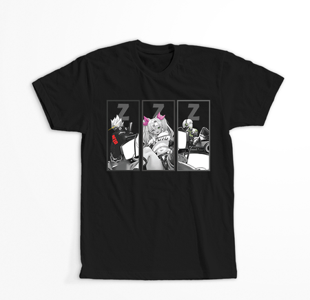 Koszulka Czarna - Zenless Zone Zero - WYBIERZ KOLOR KOSZULKI I FASON